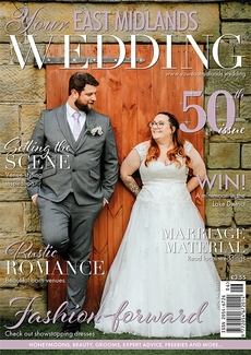 Cover of the June/July 2022 issue of Your East Midlands Wedding magazine