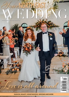 Cover of the March/April 2023 issue of Your North East Wedding magazine