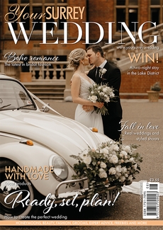 Cover of the August/September 2022 issue of Your Surrey Wedding magazine
