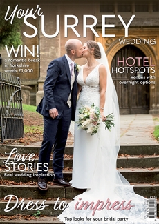 Cover of the October/November 2023 issue of Your Surrey Wedding magazine