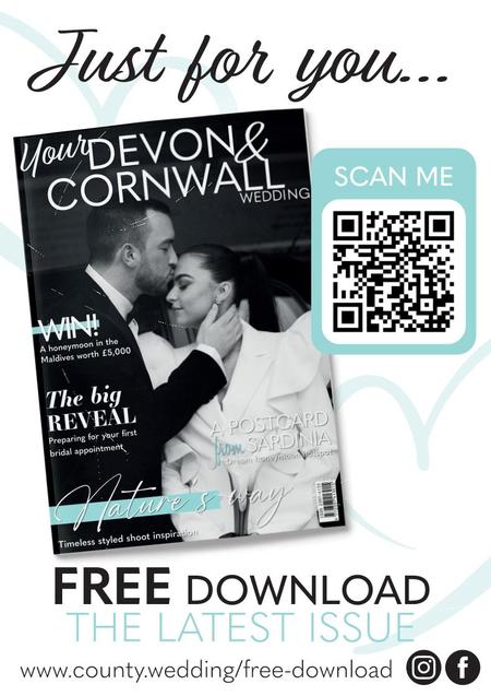 View a flyer to promote Your Devon and Cornwall Wedding magazine