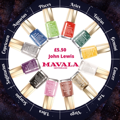 A zodiac manicure with Mavala