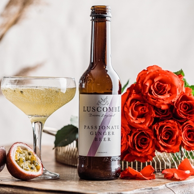 Devon-based drink brand Luscombe sell Passionate Ginger Beer for Valentine's Day
