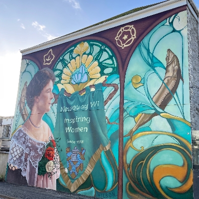 New Mural Unveiled at Newquay WI Hall as Part of Expanding Love Newquay Mural Trail