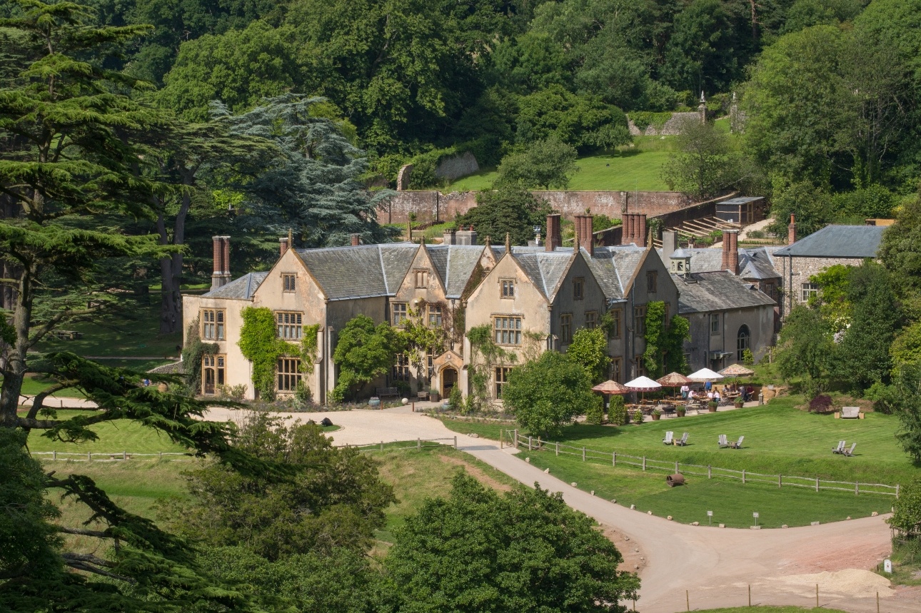 An aerial view of The PIG at Combe