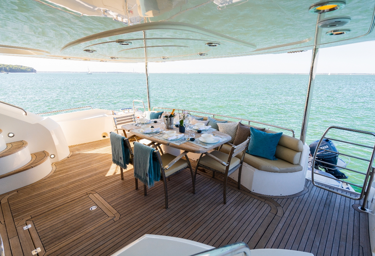 Honeymoon in luxury on the South Coast with a staycation charter on Superyacht Chess