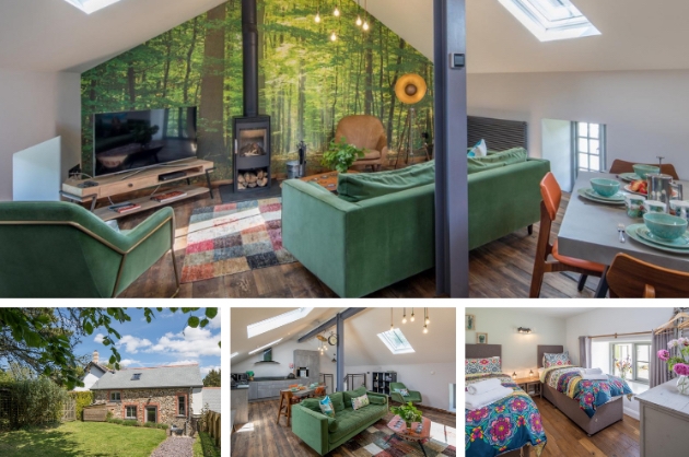 The Cider Barn in High Bickington, Devon, available to hire through Stay in Devon