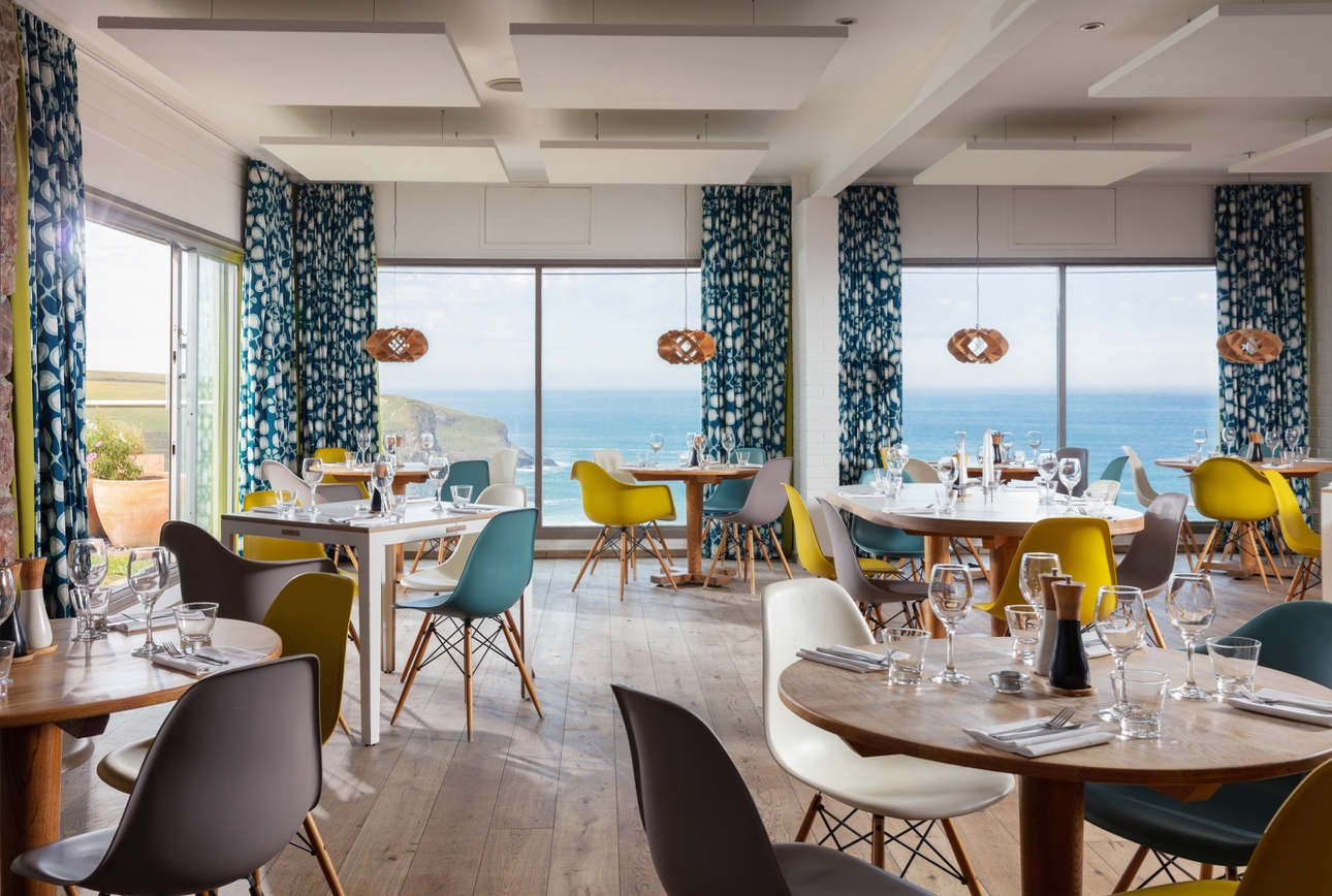 Interior of the Bedruthan Hotel & Spa in Cornwall that's set to host Spring Fayre from 18th March