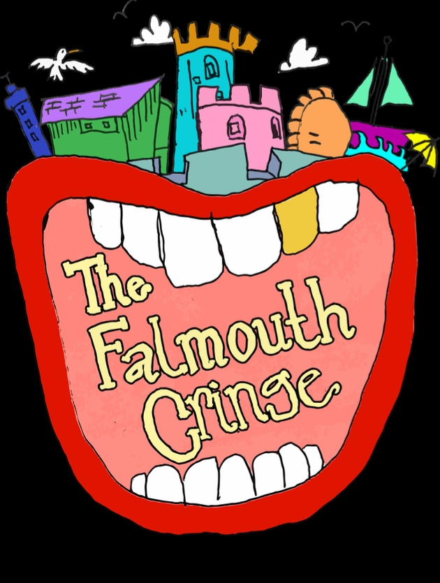 A logo promoting The Falmouth Cringe comedy festival