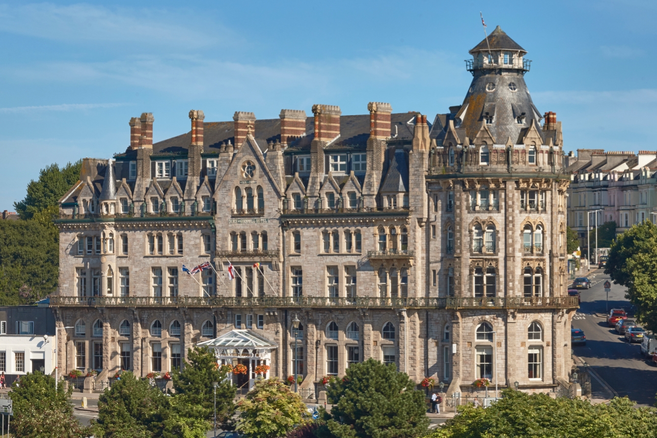 Exterior of Duke of Cornwall Hotel in Plymouth, Devon
