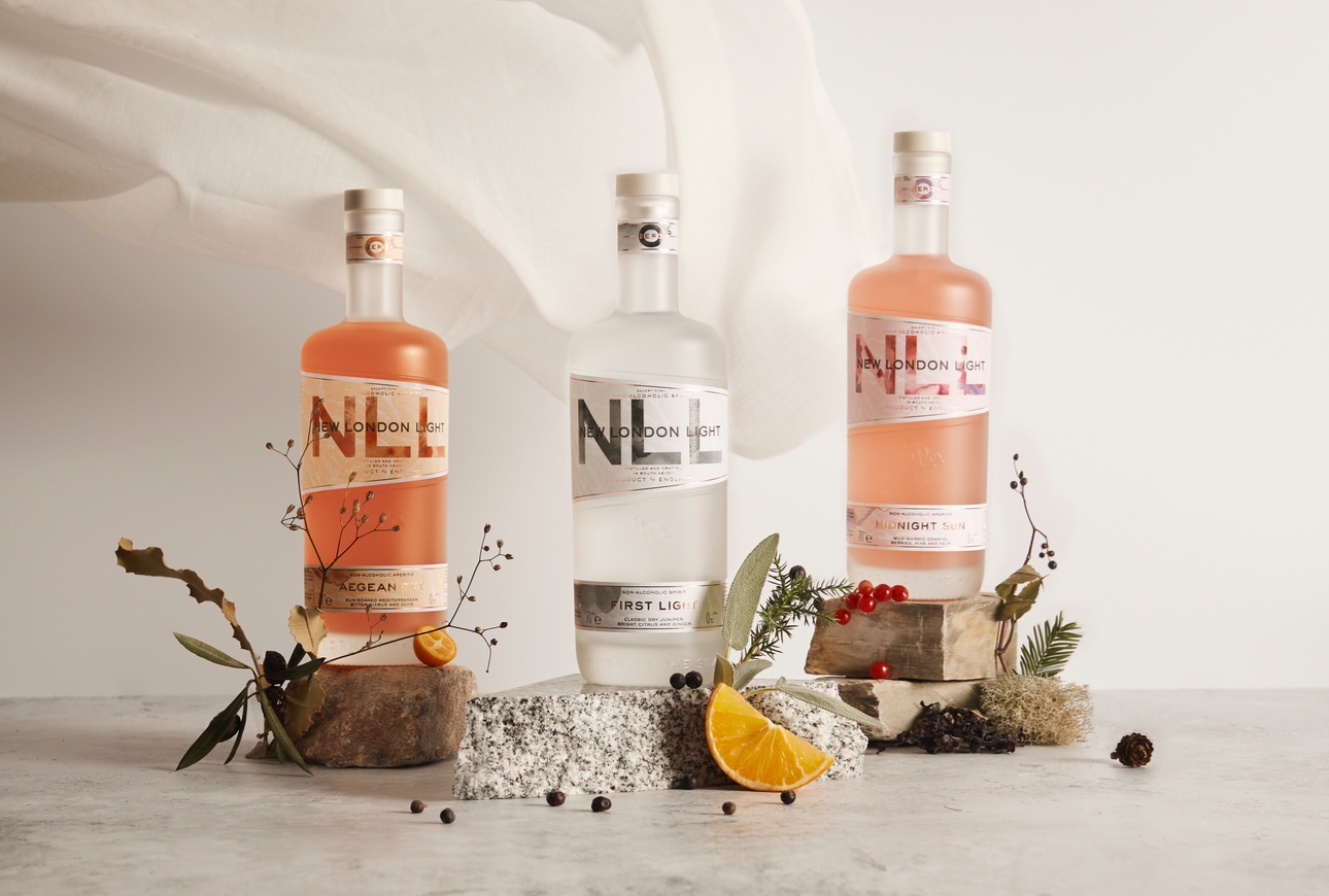 New London Light non-alcoholic spirits and aperitifs from the Salcombe Distilling Co