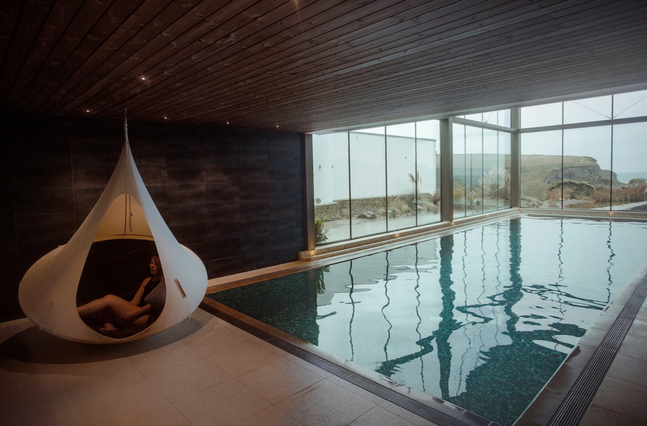 The spa at Scarlet hotel in Cornwall