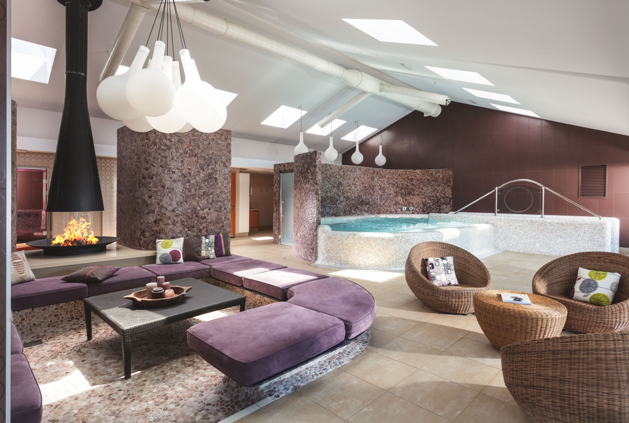 The spa at Bedruthan Hotel in Mawgan Porth, Cornwall