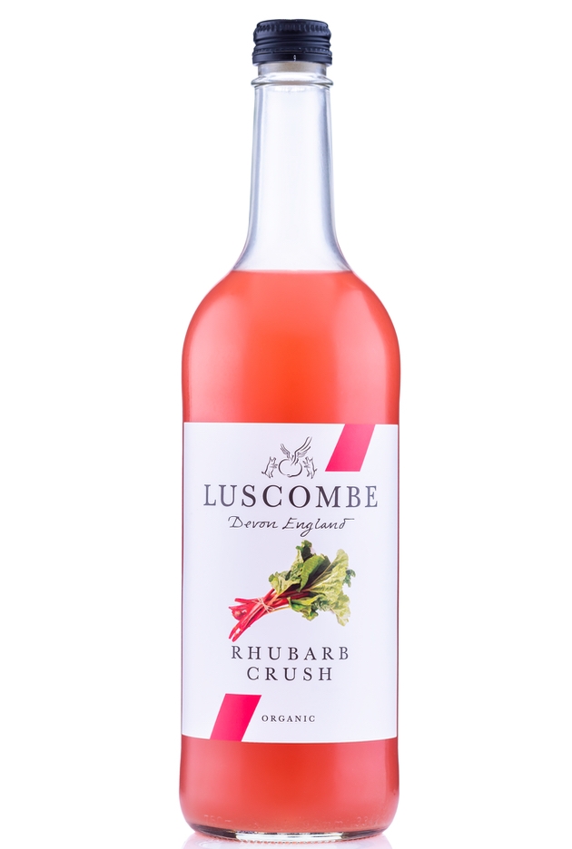 A bottle of the new Luscombe Rhubarb Crush
