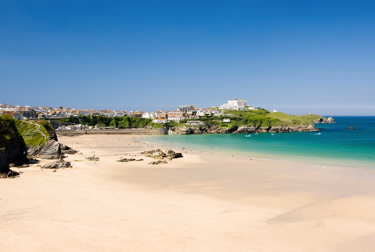Newquay's Great Western Beach in Cornwall
