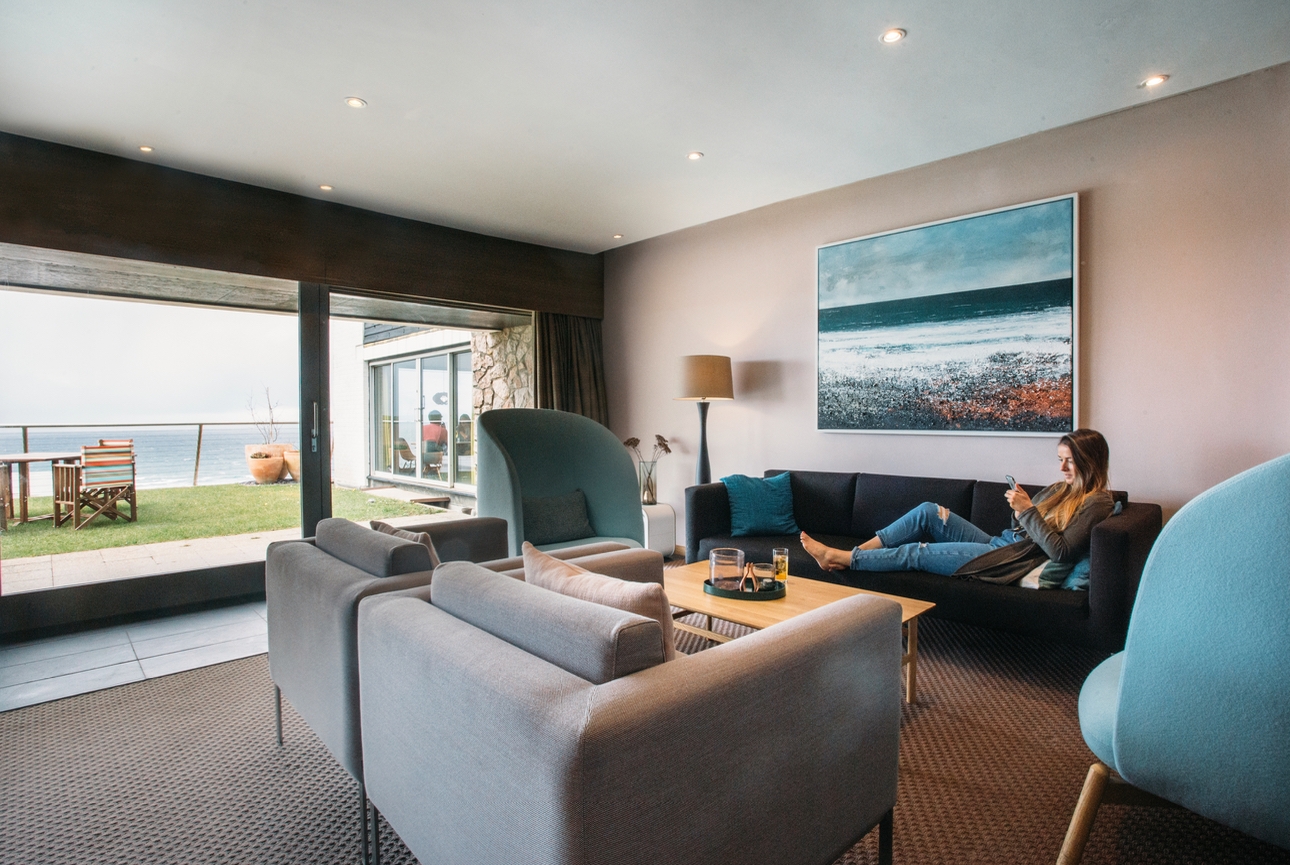 Tranquility space at Bedruthan hotel and spa in Cornwall