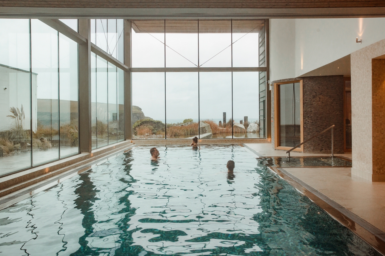 The spa at Scarlet Hotel in Cornwall