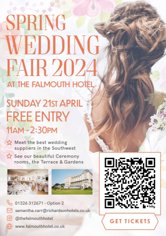 The Falmouth Hotel Spring Wedding Fair flyer