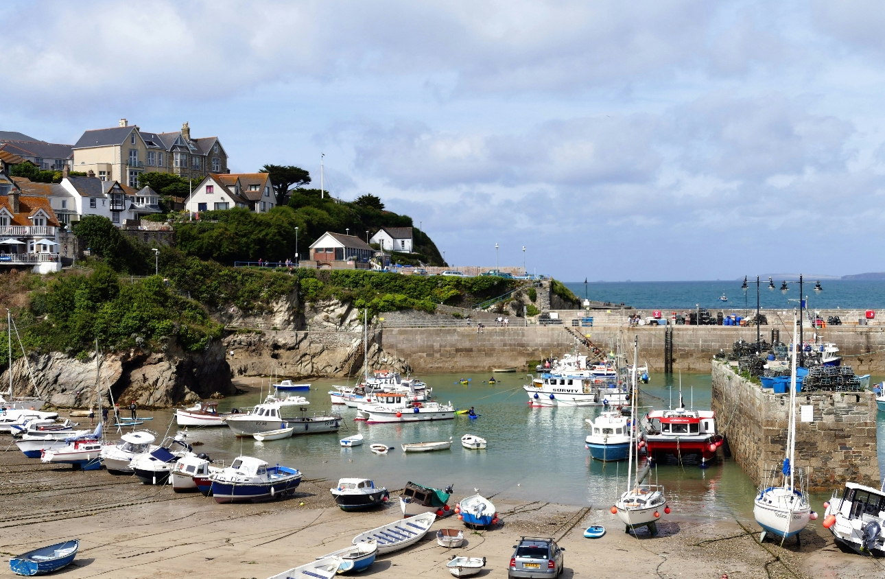 Newquay Harbour in Cornwall