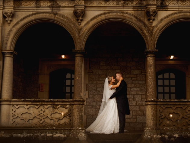 Married couple at Devon's Bovey Castle