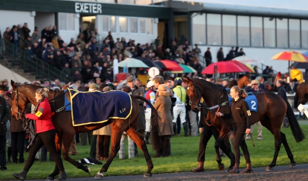 Exeter Racecourse in Devon