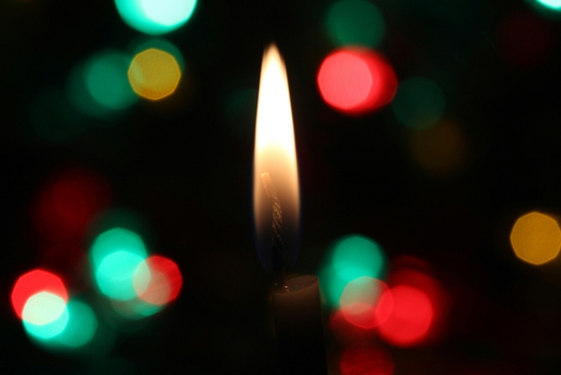 Christmas candle lights